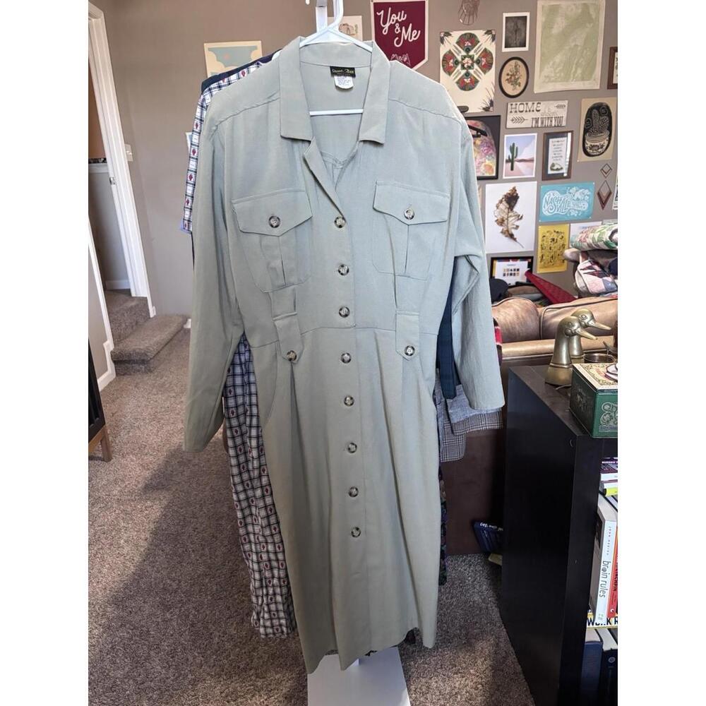 Vintage Stuart Alan button-front Dress